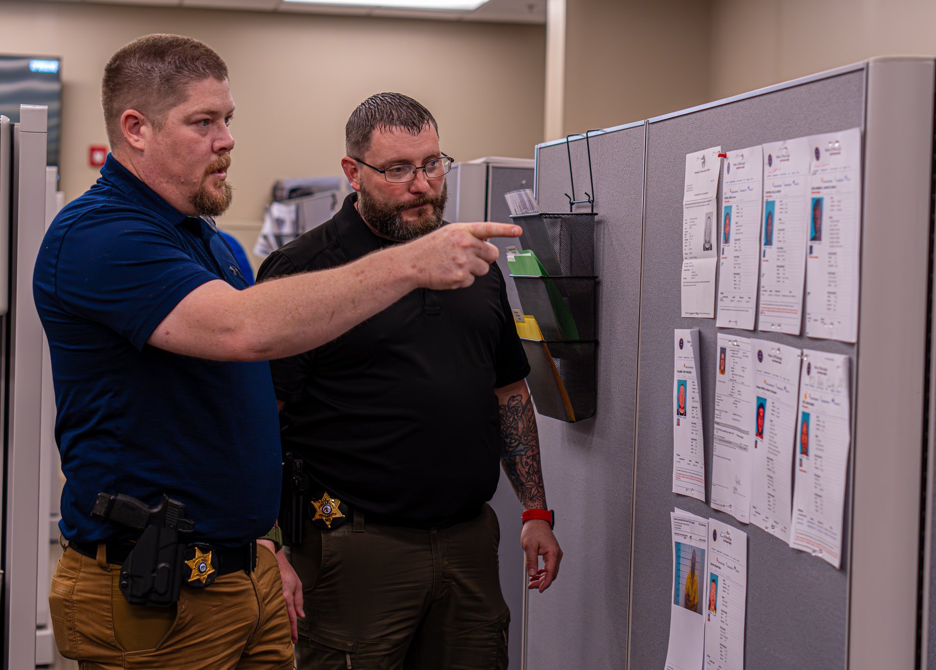 DeSoto County Sheriff's Office investigators at work